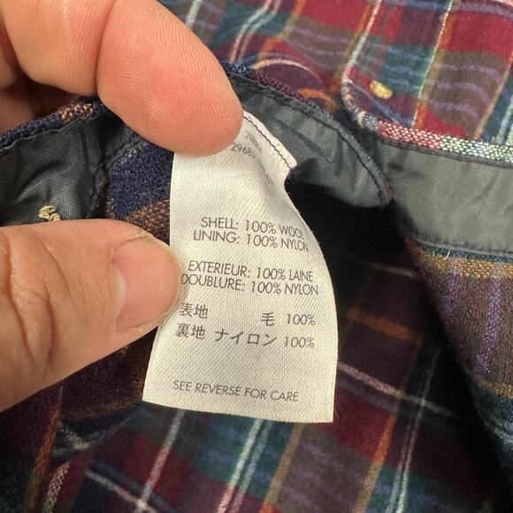 Vintage Pendleton Shirt Mens Large Flannel Wool Plaid Made in USA - Picture 8 of 13